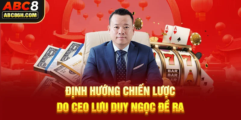 Định hướng chiến lược do CEO Lưu Duy Ngọc đề ra