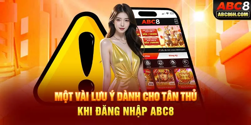 Một vài lưu ý dành cho tân thủ khi đăng nhập ABC8